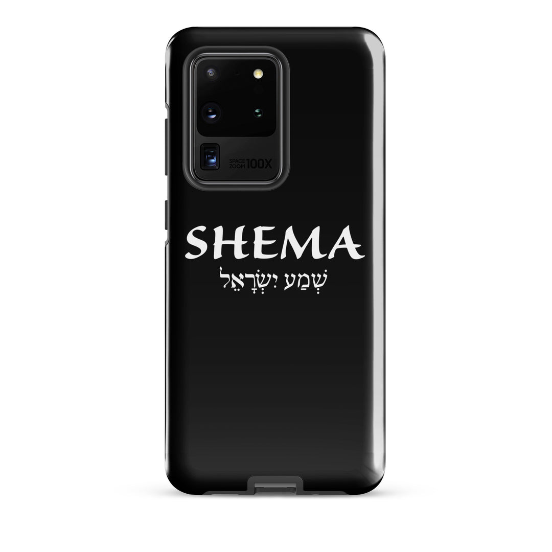 Christian Phone Case Shema Hebrew Black for Samsung® Samsung® Phone Cases Glossy Samsung Galaxy S20 Ultra 