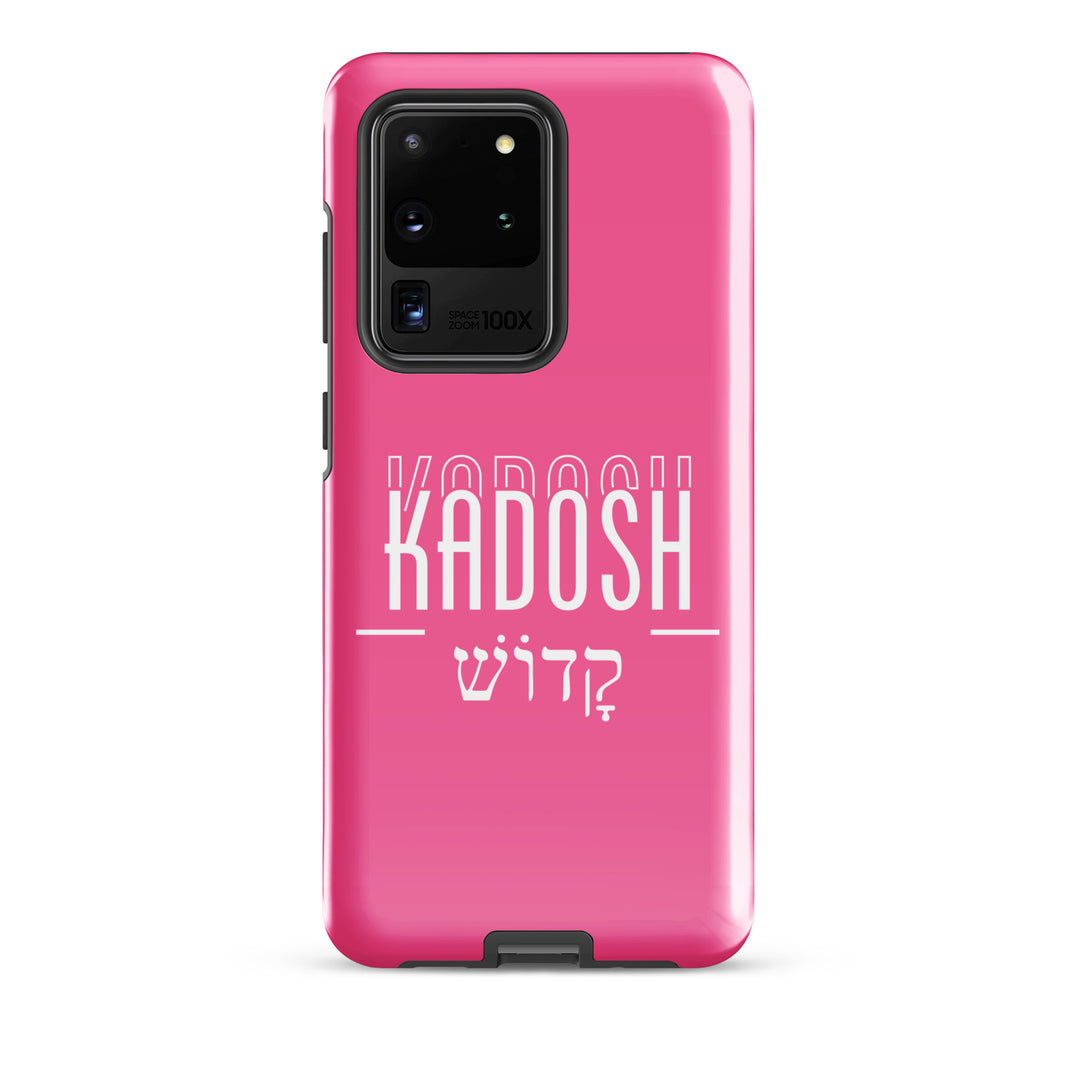 Christian Phone Case Kadosh Hebrew Pink for Samsung® Samsung® Phone Cases Glossy Samsung Galaxy S20 Ultra 