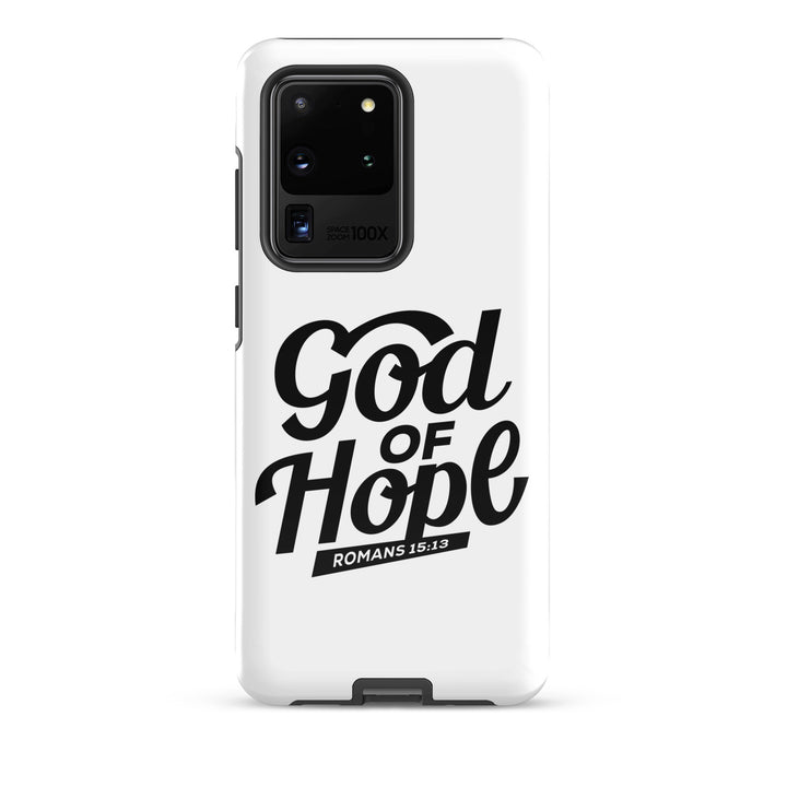 Christian Phone Case God of Hope White for Samsung® Samsung® Phone Cases Glossy Samsung Galaxy S20 Ultra 