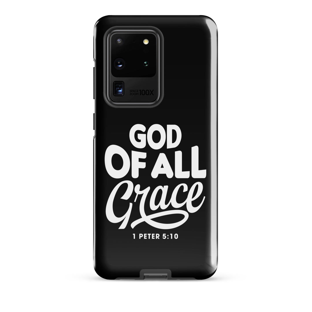 Christian Phone Case God of All Grace Black for Samsung® Samsung® Phone Cases Glossy Samsung Galaxy S20 Ultra 