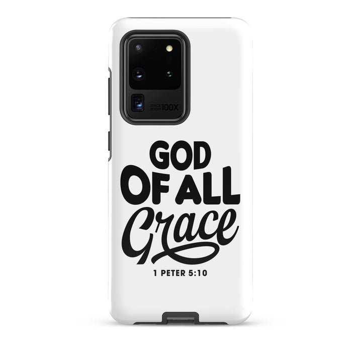 Christian Phone Case God of All Grace White for Samsung® Samsung® Phone Cases Glossy Samsung Galaxy S20 Ultra 