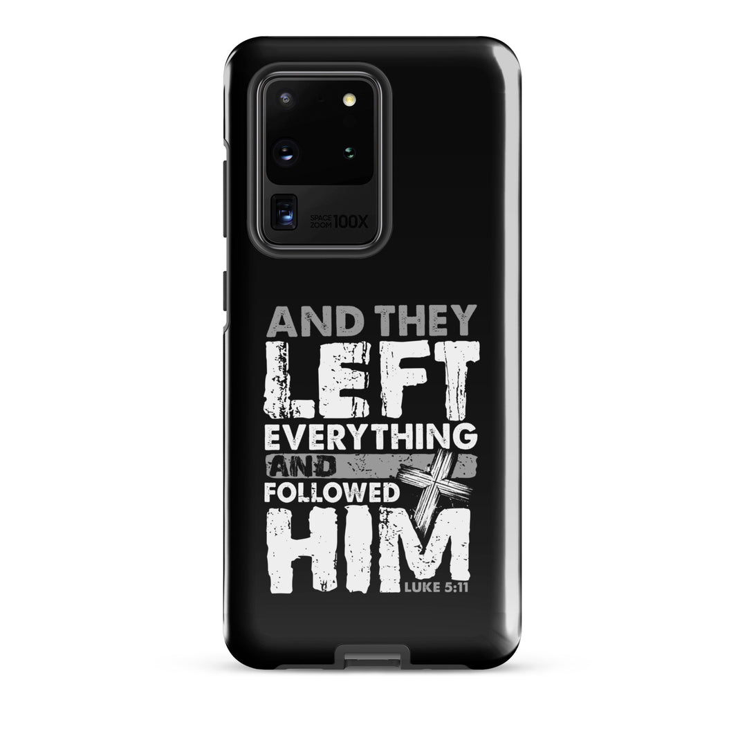 Christian Phone Case Left Everything Cross Black for Samsung® Samsung® Phone Cases Glossy Samsung Galaxy S20 Ultra 