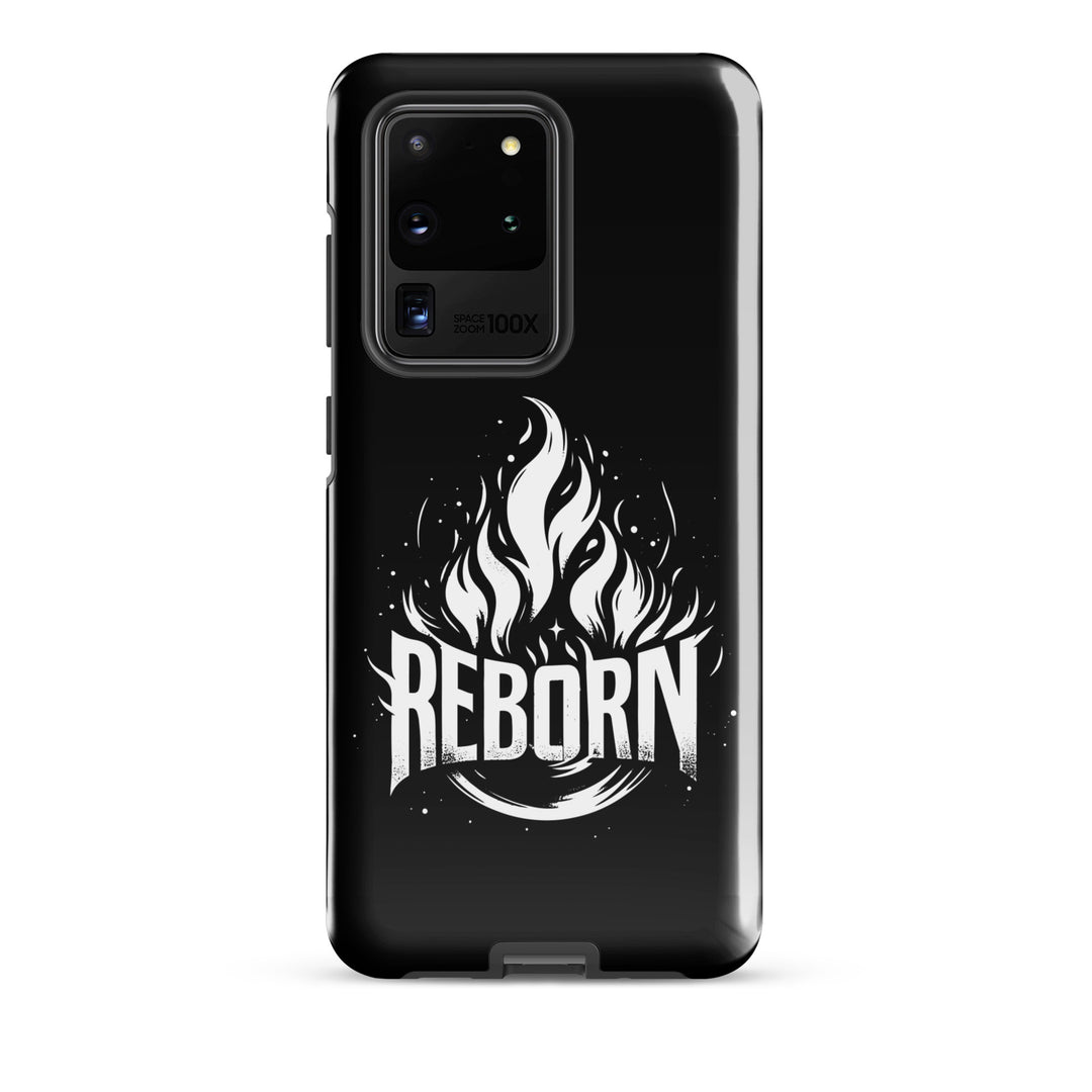 Christian Phone Case Reborn Black for Samsung® Samsung® Phone Cases Glossy Samsung Galaxy S20 Ultra 