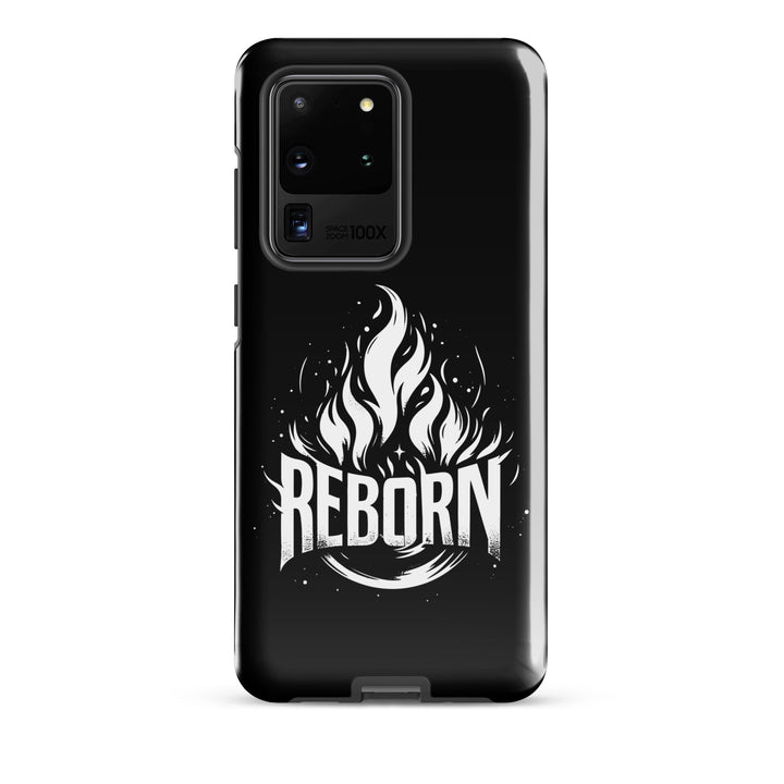 Christian Phone Case Reborn Black for Samsung® Samsung® Phone Cases Glossy Samsung Galaxy S20 Ultra 