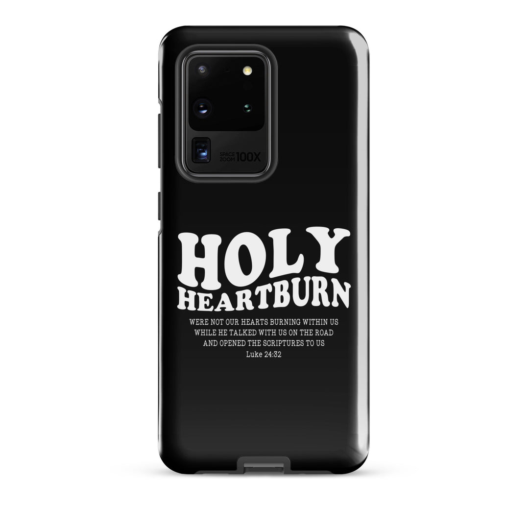 Christian Phone Case Holy Heartburn Black for Samsung® Samsung® Phone Cases Glossy Samsung Galaxy S20 Ultra 