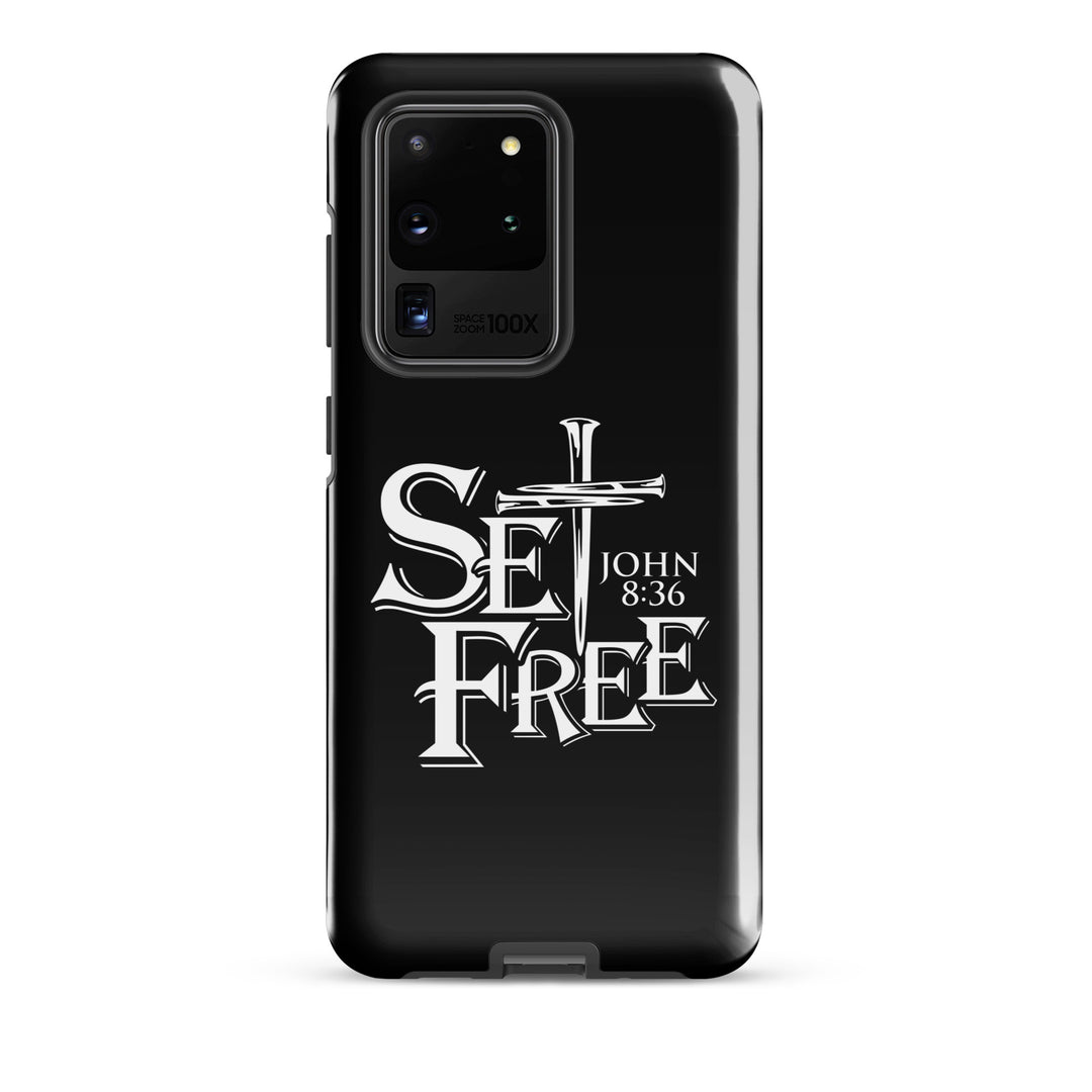 Christian Phone Case Set Free Black for Samsung® Samsung® Phone Cases Glossy Samsung Galaxy S20 Ultra 