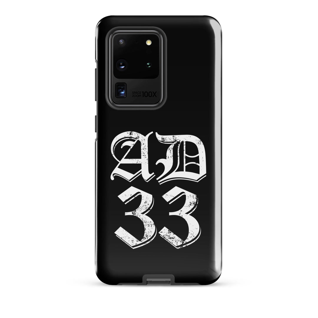 Christian Phone Case AD 33 Old English Black for Samsung® Samsung® Phone Cases Glossy Samsung Galaxy S20 Ultra 