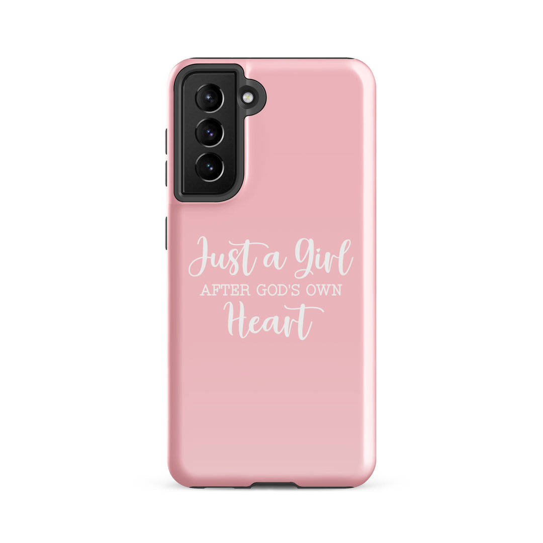 Christian Phone Case Girl After God's Heart for Samsung® Samsung® Phone Cases Glossy Samsung Galaxy S21 FE 