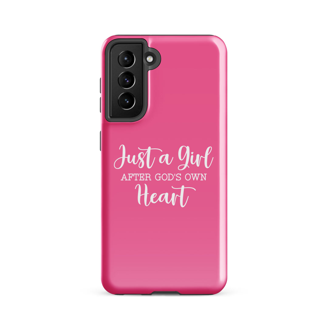 Christian Phone Case Girl After God's Heart for Samsung® Samsung® Phone Cases Glossy Samsung Galaxy S21 FE 