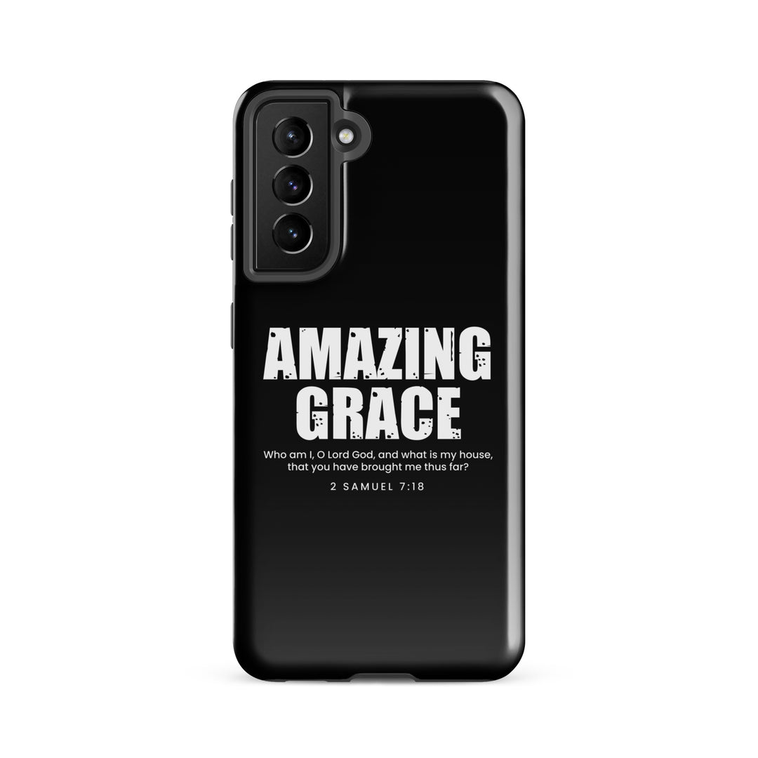 Christian Phone Case Amazing Grace for Samsung® Samsung® Phone Cases Glossy Samsung Galaxy S21 FE 