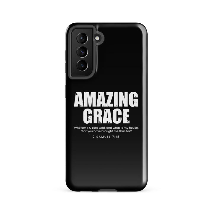 Christian Phone Case Amazing Grace for Samsung® Samsung® Phone Cases Glossy Samsung Galaxy S21 FE 