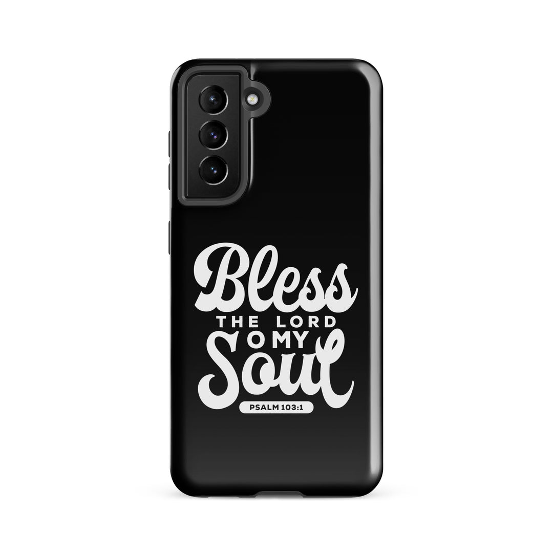 Christian Phone Case Bless The Lord for Samsung® Samsung® Phone Cases Glossy Samsung Galaxy S21 FE 