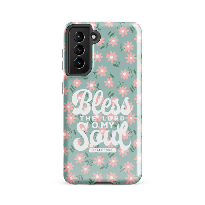 Christian Phone Case Bless The Lord Daisy for Samsung® Samsung® Phone Cases Glossy Samsung Galaxy S21 FE 