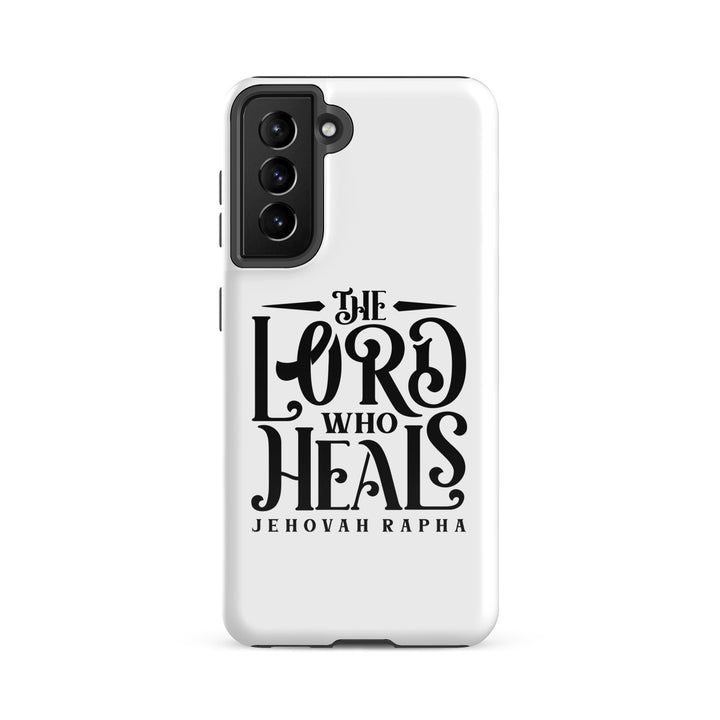 Christian Phone Case The Lord Who Heals for Samsung® Samsung® Phone Cases Glossy Samsung Galaxy S21 FE 