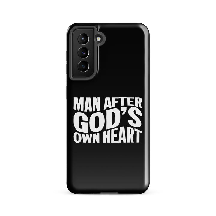 Christian Phone Case Man After God's Heart for Samsung® Samsung® Phone Cases Glossy Samsung Galaxy S21 FE 