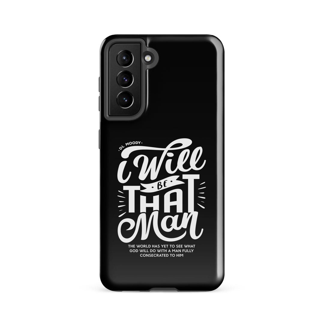 Christian Phone Case I Will Be That Man for Samsung® Samsung® Phone Cases Glossy Samsung Galaxy S21 FE 