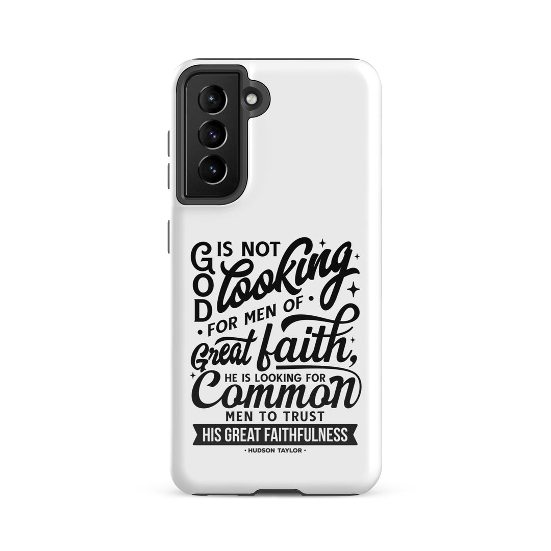 Christian Phone Case Common Men White for Samsung® Samsung® Phone Cases Glossy Samsung Galaxy S21 FE 