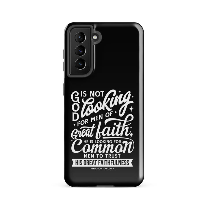 Christian Phone Case Common Men Black for Samsung® Samsung® Phone Cases Glossy Samsung Galaxy S21 FE 