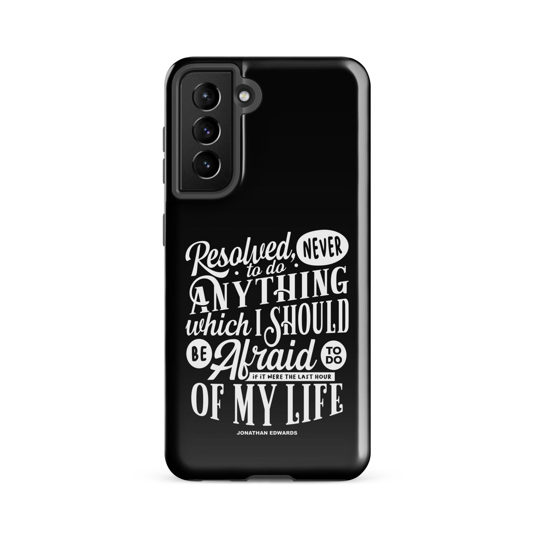 Christian Phone Case Last Hour Black for Samsung® Samsung® Phone Cases Glossy Samsung Galaxy S21 FE 