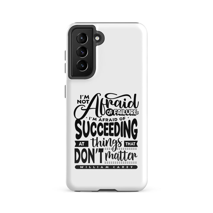 Christian Phone Case Things That Matter White for Samsung® Samsung® Phone Cases Glossy Samsung Galaxy S21 FE 