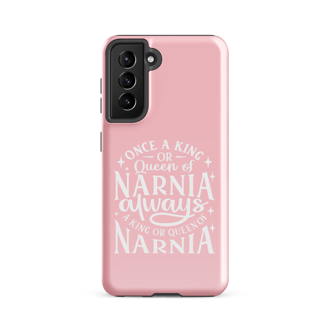 Christian Phone Case King or Queen Narnia Pink for Samsung® Samsung® Phone Cases Glossy Samsung Galaxy S21 FE 