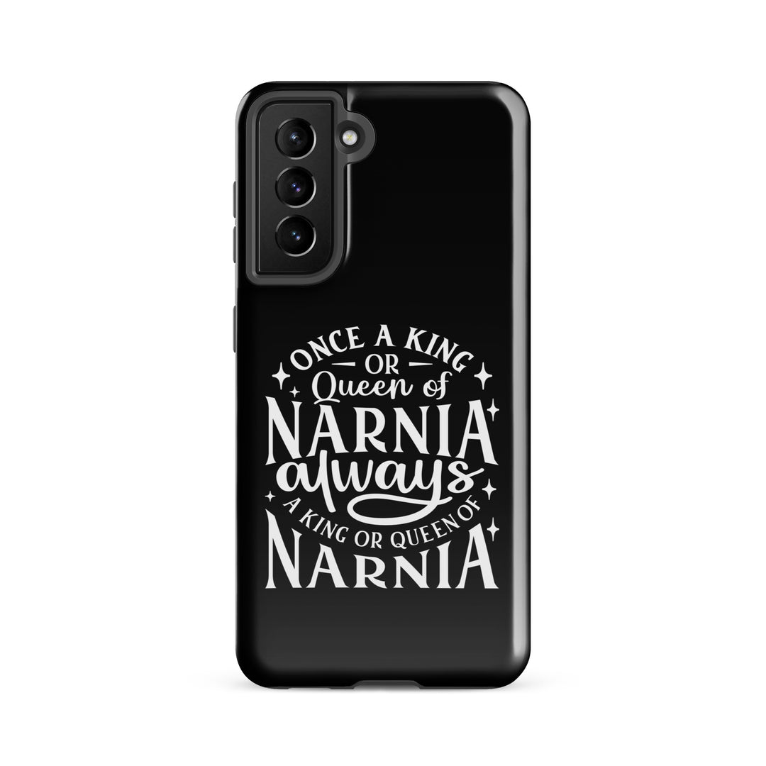 Christian Phone Case King or Queen Narnia Black for Samsung® Samsung® Phone Cases Glossy Samsung Galaxy S21 FE 