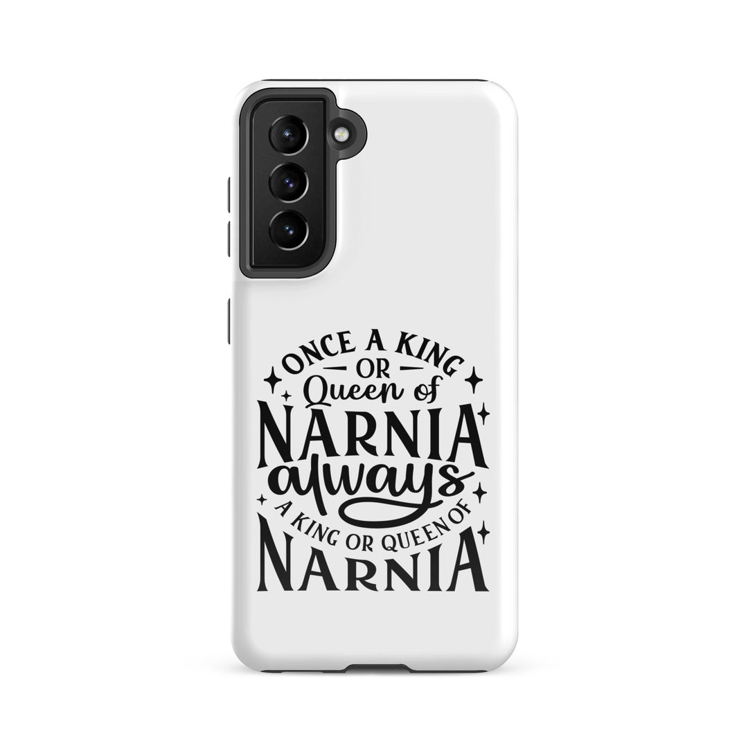 Christian Phone Case King or Queen Narnia White for Samsung® Samsung® Phone Cases Glossy Samsung Galaxy S21 FE 