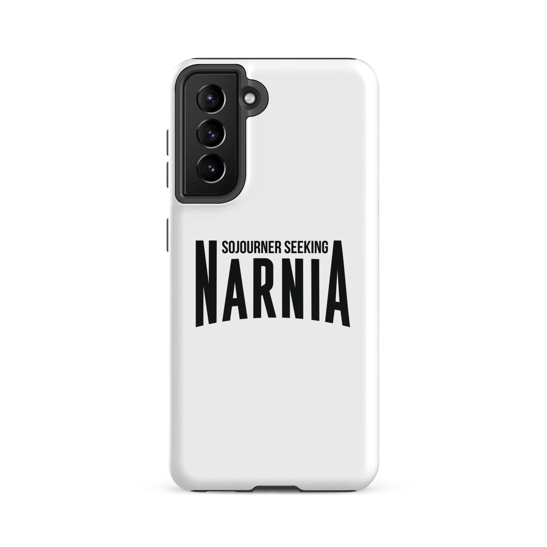 Christian Phone Case Sojourner Seeking Narnia White for Samsung® Samsung® Phone Cases Glossy Samsung Galaxy S21 FE 