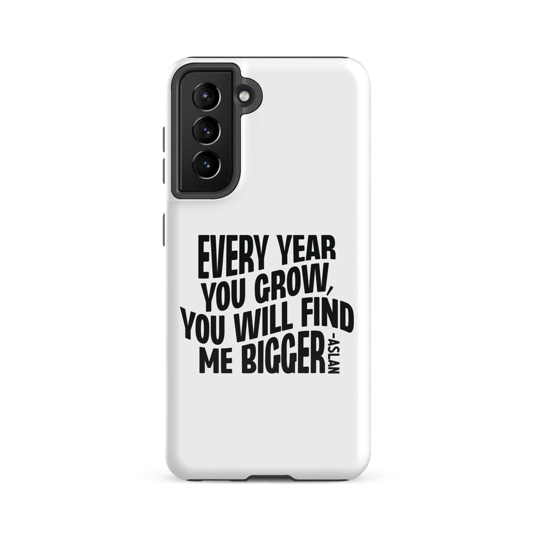 Christian Phone Case Every Year You Grow White for Samsung® Samsung® Phone Cases Glossy Samsung Galaxy S21 FE 