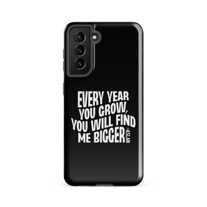 Christian Phone Case Every Year You Grow Black for Samsung® Samsung® Phone Cases Glossy Samsung Galaxy S21 FE 