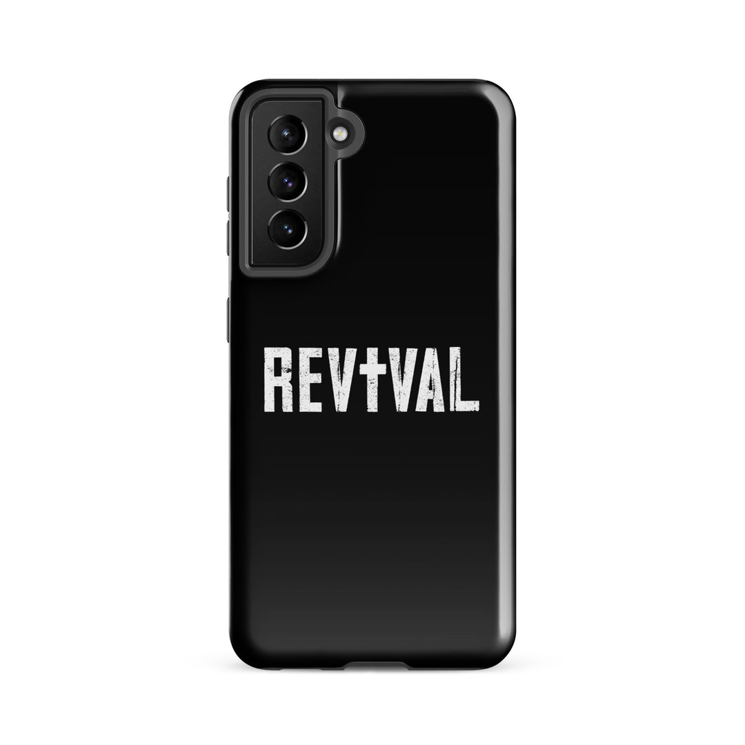 Christian Phone Case Revival Black for Samsung® Samsung® Phone Cases Glossy Samsung Galaxy S21 FE 