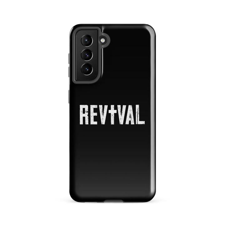 Christian Phone Case Revival Black for Samsung® Samsung® Phone Cases Glossy Samsung Galaxy S21 FE 