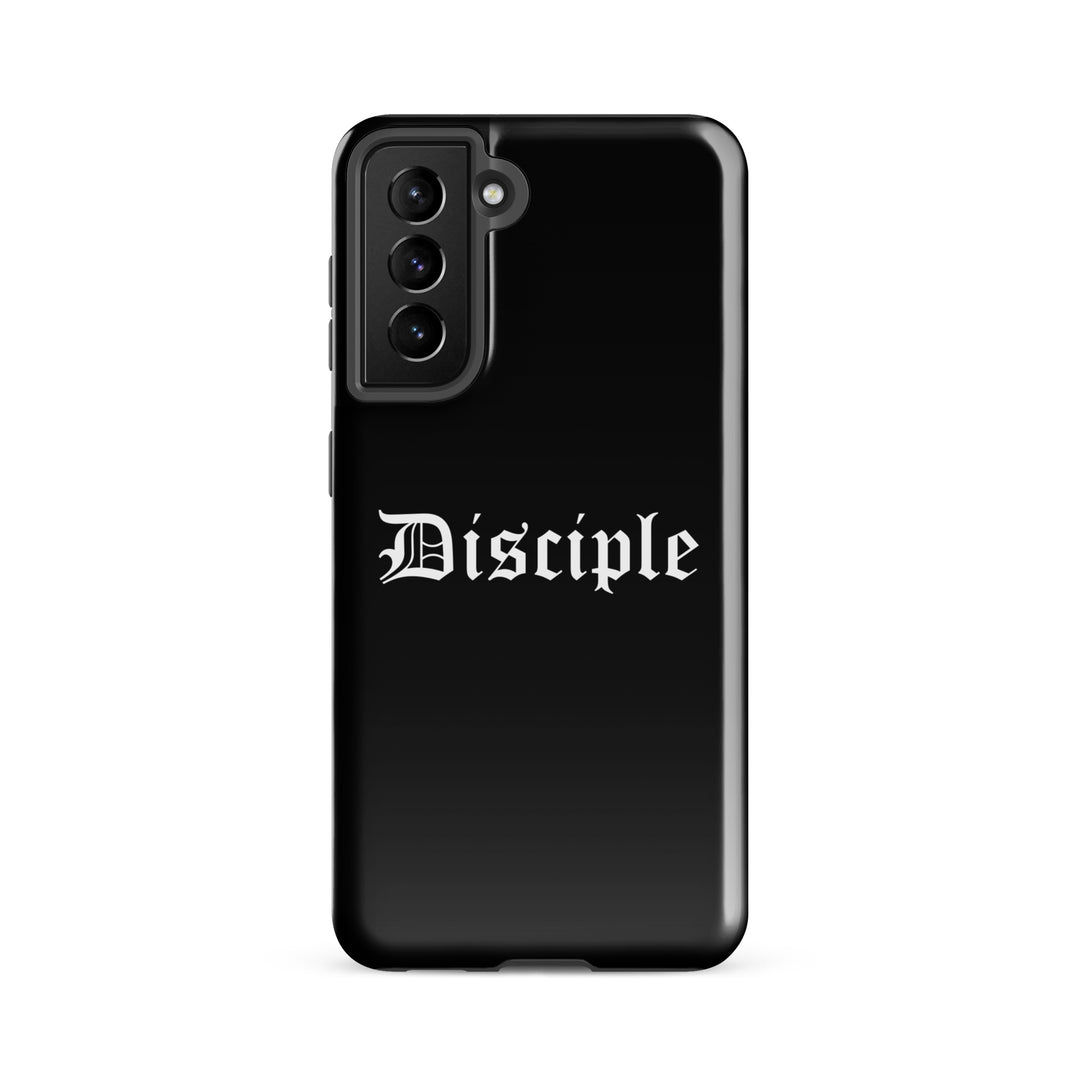 Christian Phone Case Disciple Black for Samsung® Samsung® Phone Cases Glossy Samsung Galaxy S21 FE 