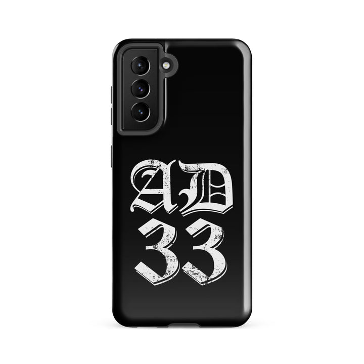 Christian Phone Case AD 33 Old English Black for Samsung® Samsung® Phone Cases Glossy Samsung Galaxy S21 FE 