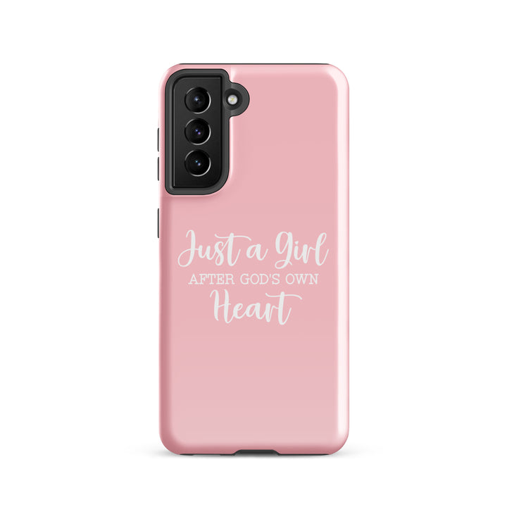 Christian Phone Case Girl After God's Heart for Samsung® Samsung® Phone Cases Glossy Samsung Galaxy S21 