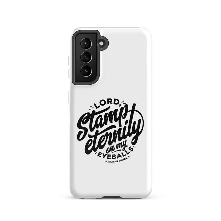 Christian Phone Case Stamp Eternity White for Samsung® Samsung® Phone Cases Glossy Samsung Galaxy S21 