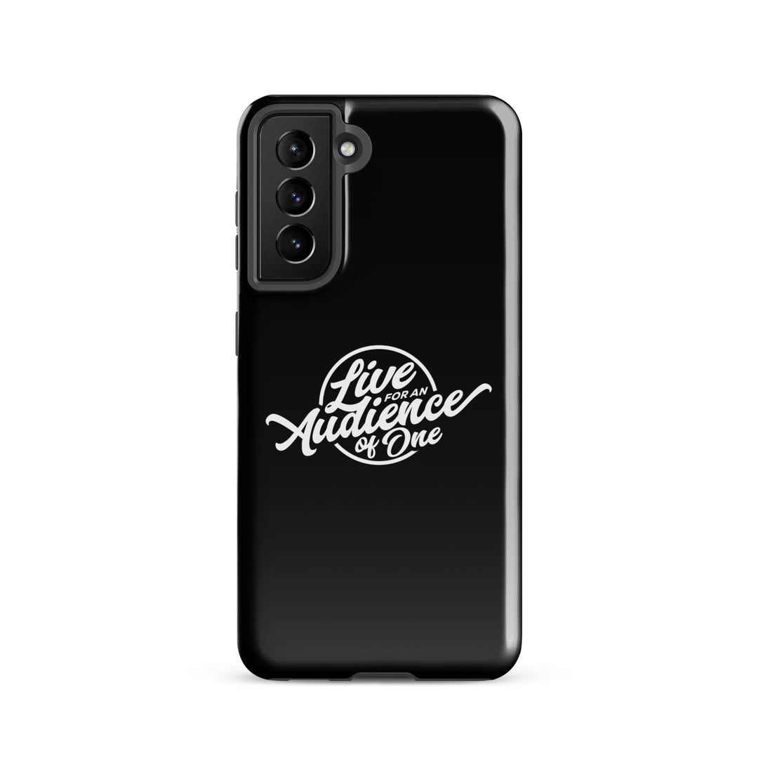 Christian Phone Case Audience of One Black for Samsung® Samsung® Phone Cases Glossy Samsung Galaxy S21 