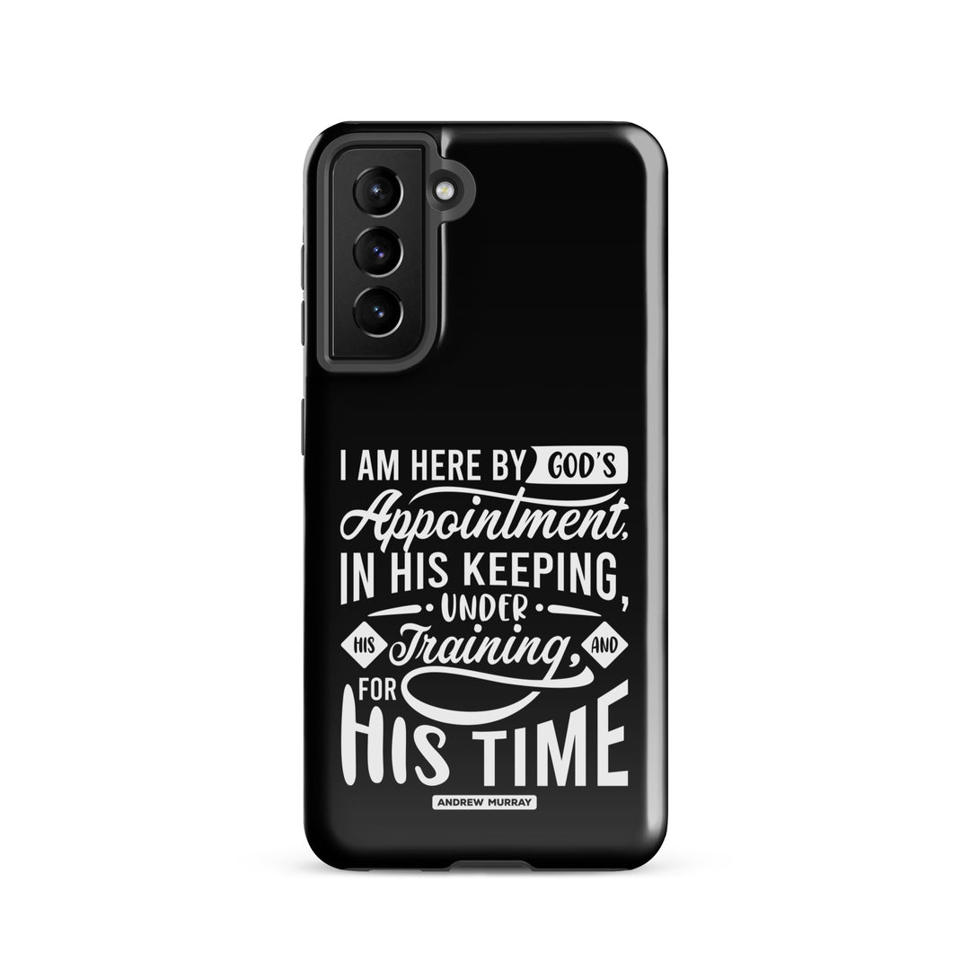 Christian Phone Case His Time Black for Samsung® Samsung® Phone Cases Glossy Samsung Galaxy S21 