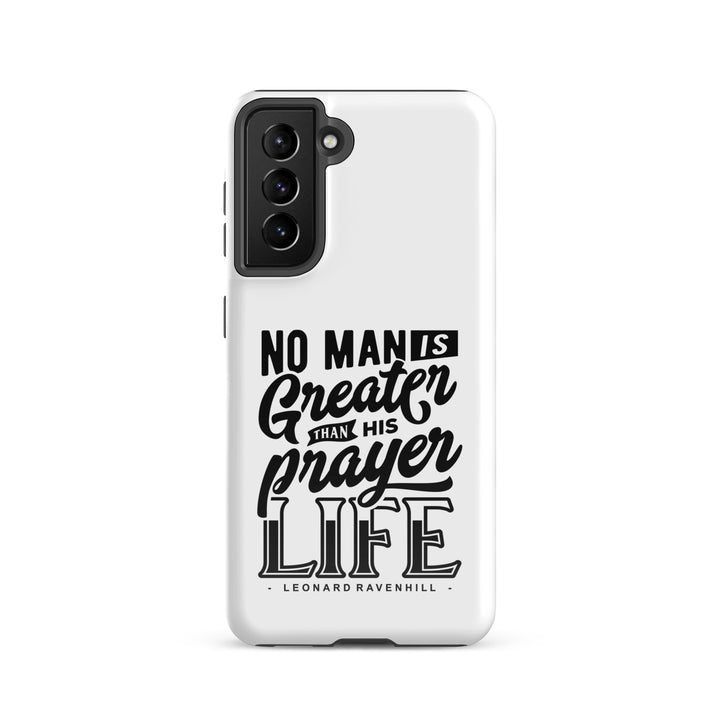 Christian Phone Case Prayer Life White for Samsung® Samsung® Phone Cases Glossy Samsung Galaxy S21 