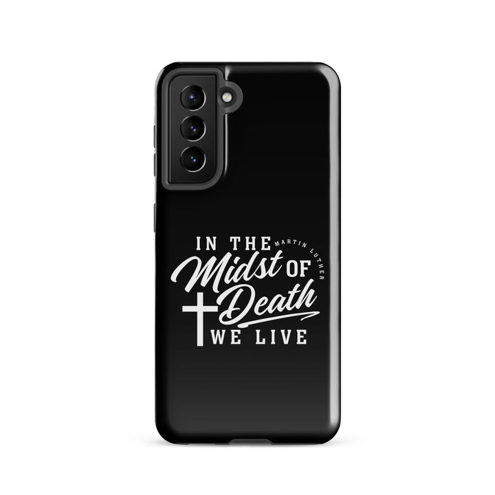 Christian Phone Case Midst of Death Black for Samsung® Samsung® Phone Cases Glossy Samsung Galaxy S21 