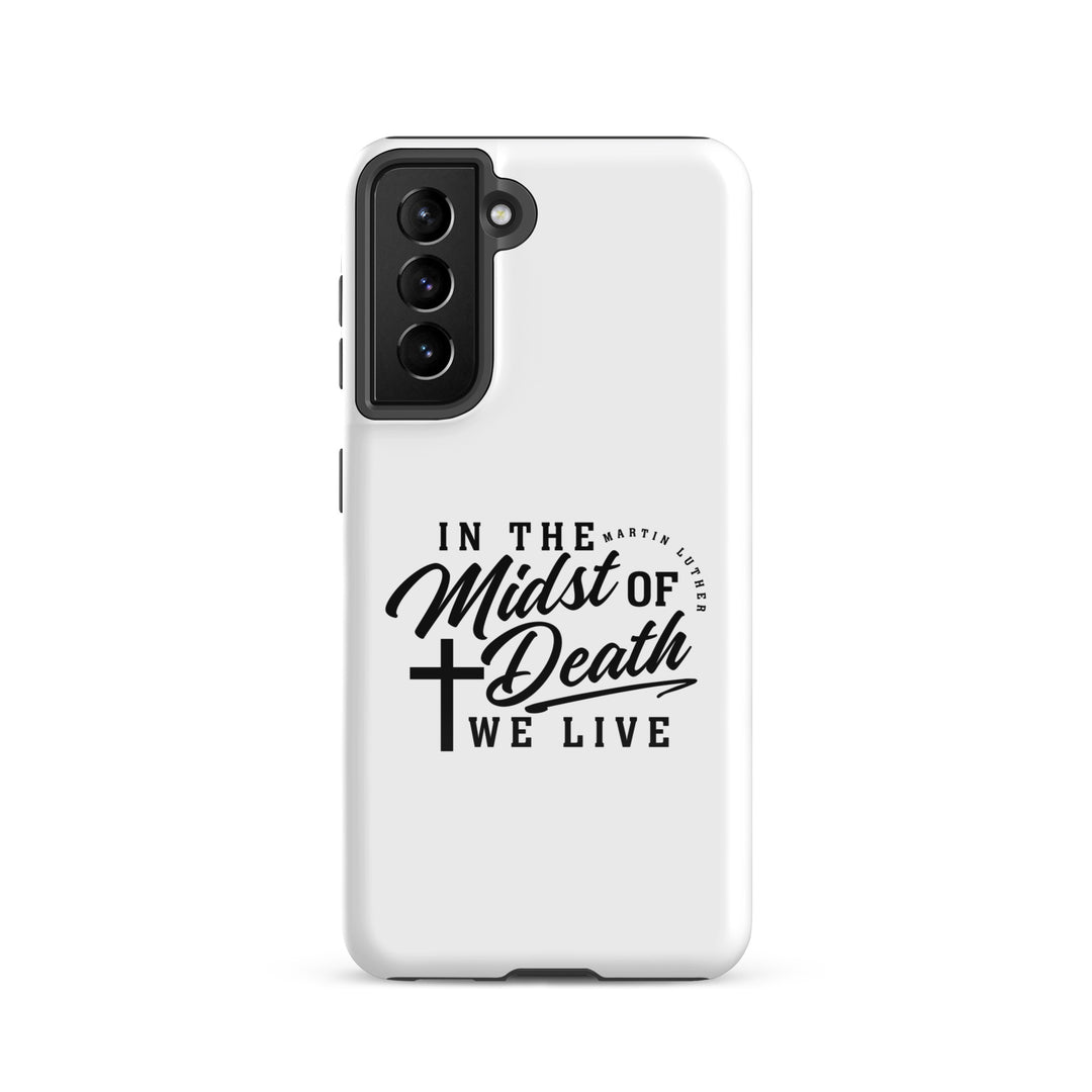 Christian Phone Case Midst of Death White for Samsung® Samsung® Phone Cases Glossy Samsung Galaxy S21 