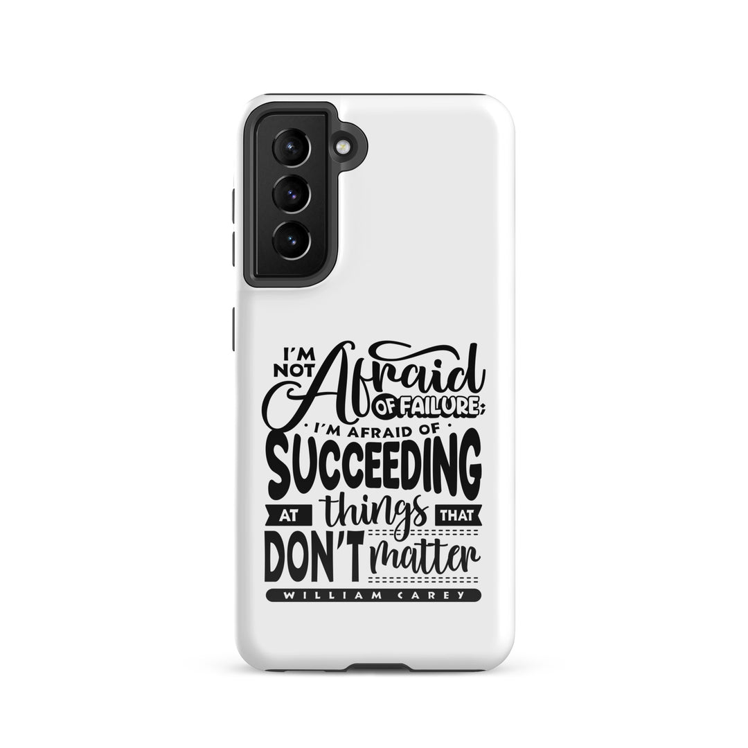 Christian Phone Case Things That Matter White for Samsung® Samsung® Phone Cases Glossy Samsung Galaxy S21 