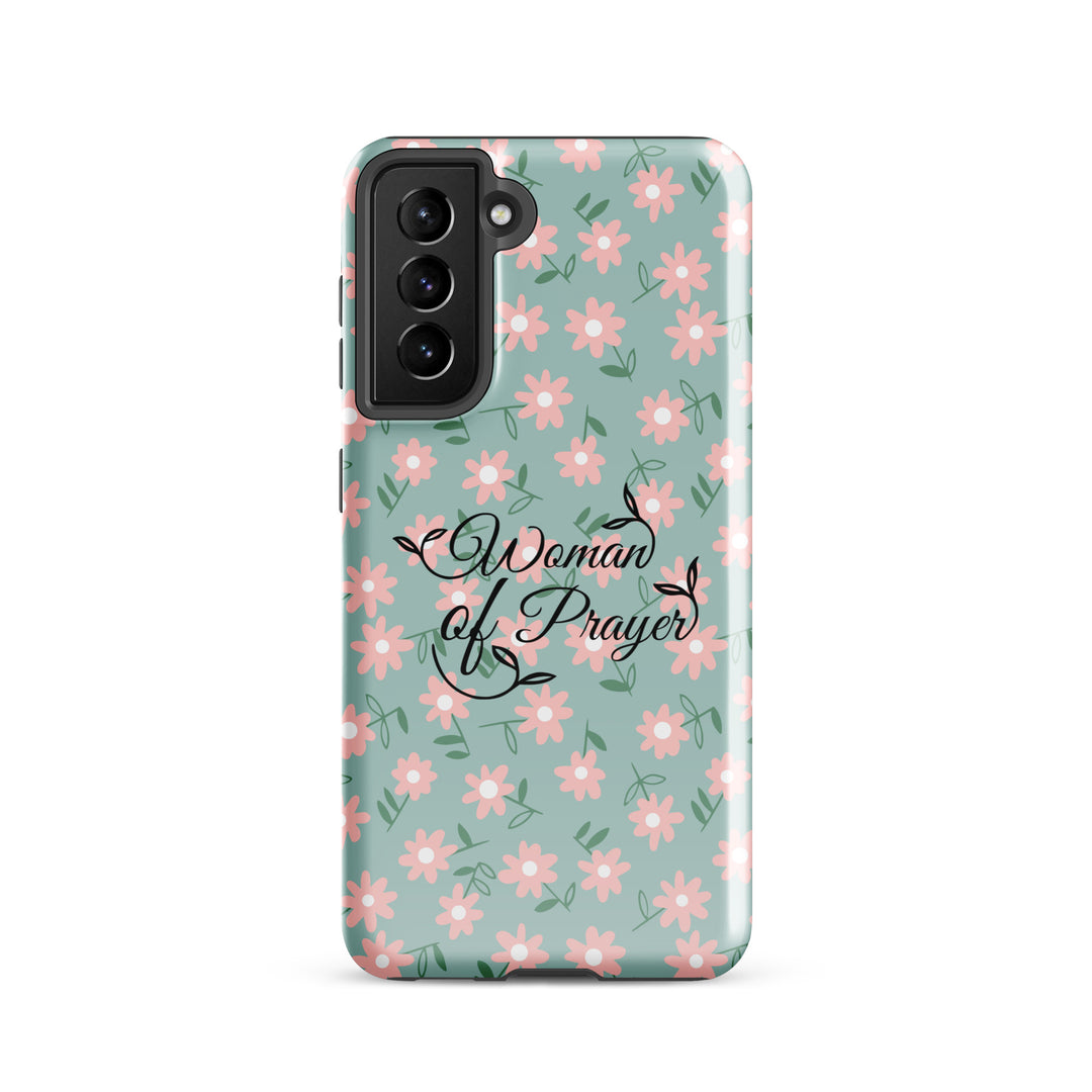 Christian Phone Case Woman of Prayer Daisy for Samsung® Samsung® Phone Cases Glossy Samsung Galaxy S21 