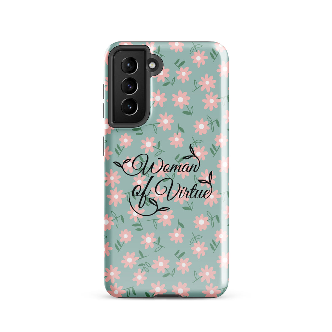 Christian Phone Case Woman of Virtue Daisy for Samsung® Samsung® Phone Cases Glossy Samsung Galaxy S21 