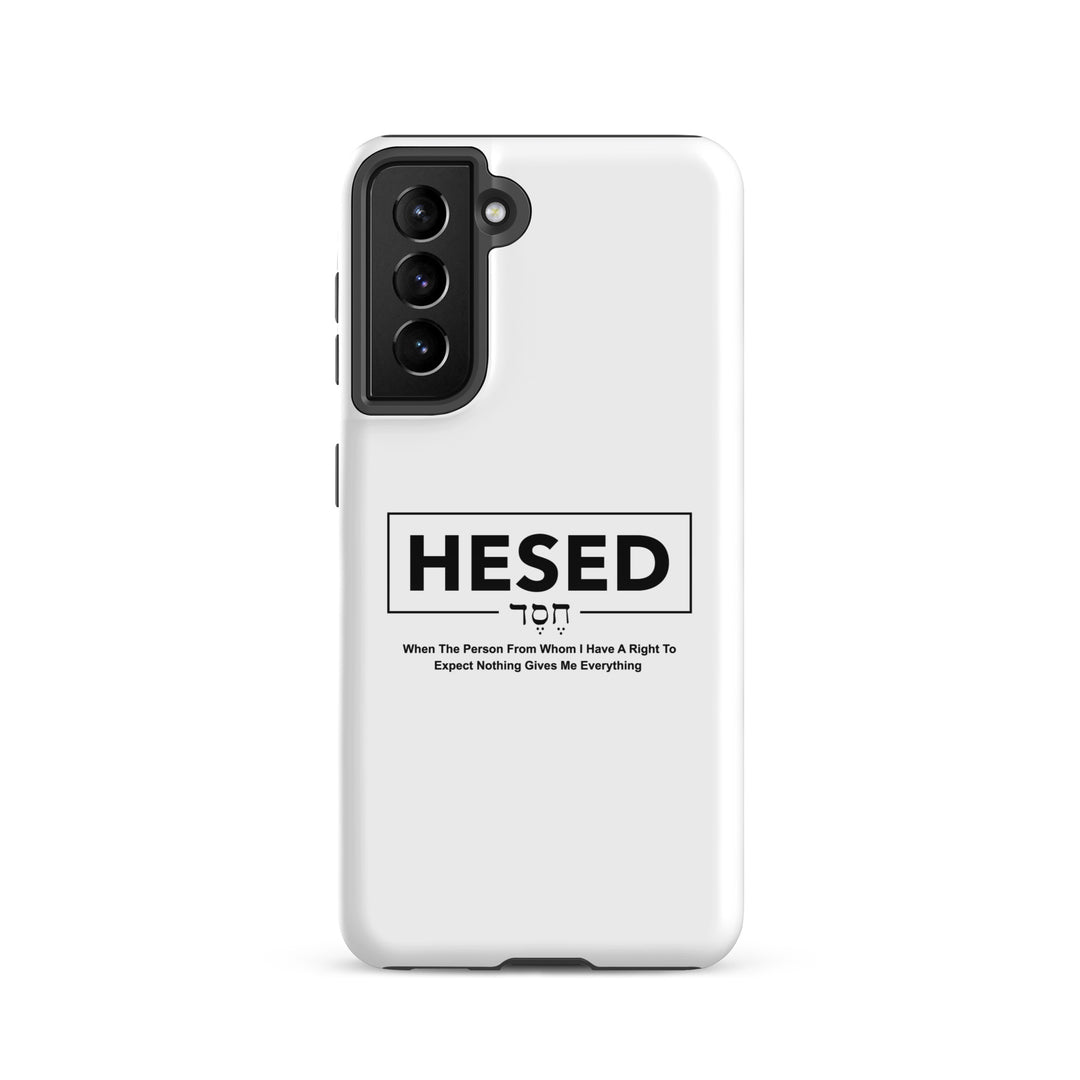 Christian Phone Case Hesed Everything White for Samsung® Samsung® Phone Cases Glossy Samsung Galaxy S21 