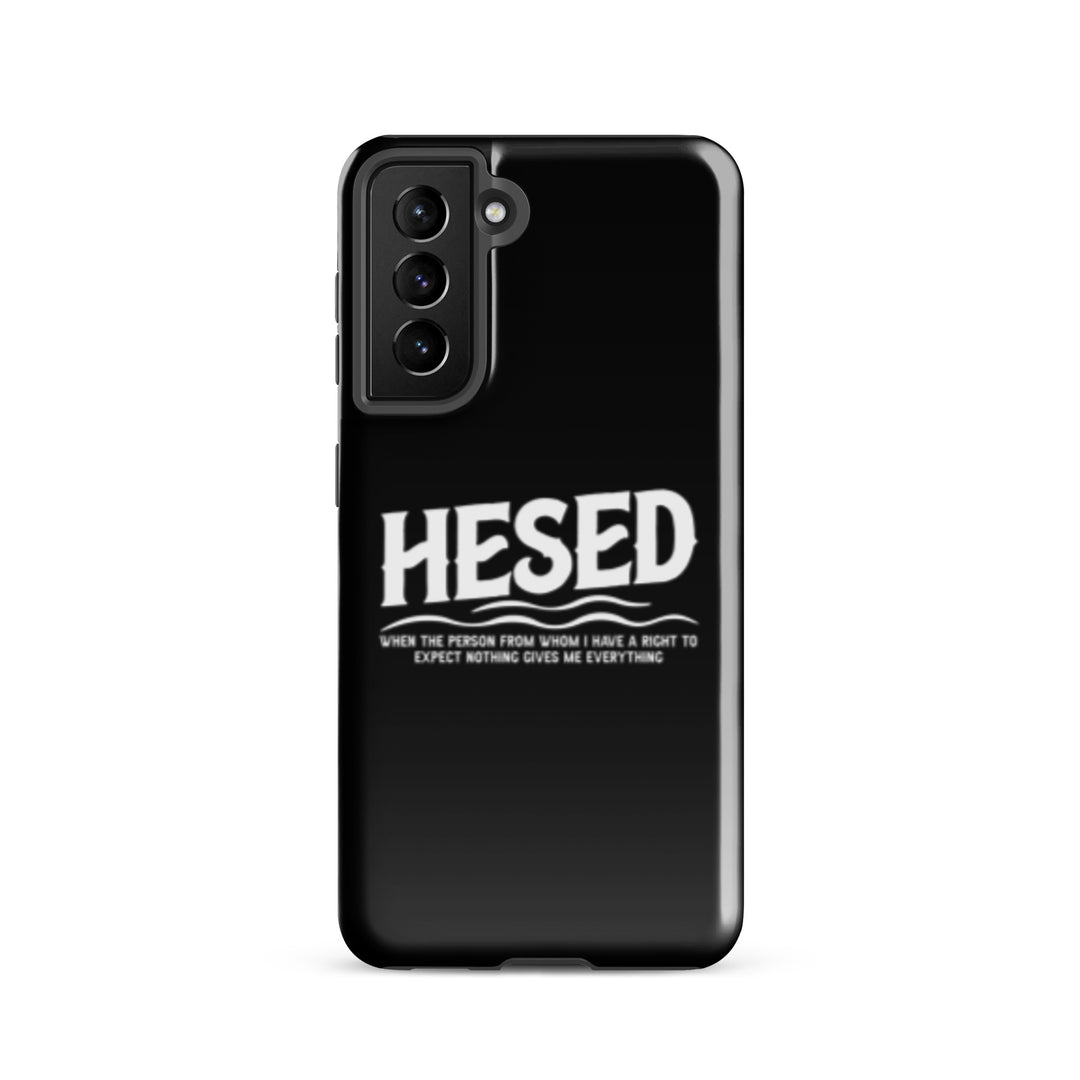 Christian Phone Case Hesed Everything Black  for Samsung® Samsung® Phone Cases Glossy Samsung Galaxy S21 