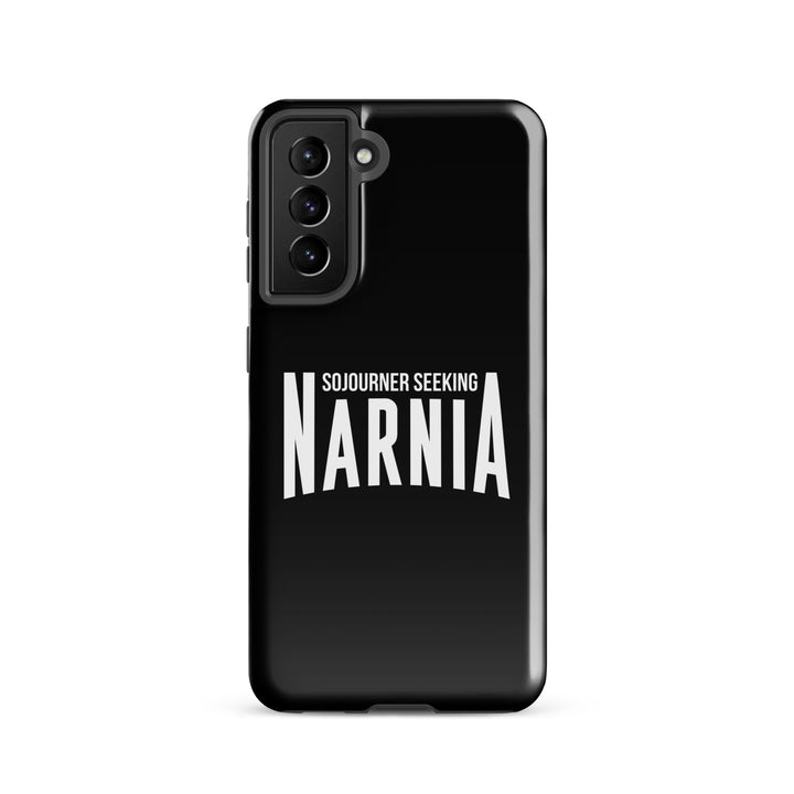 Christian Phone Case Sojourner Seeking Narnia Black for Samsung® Samsung® Phone Cases Glossy Samsung Galaxy S21 