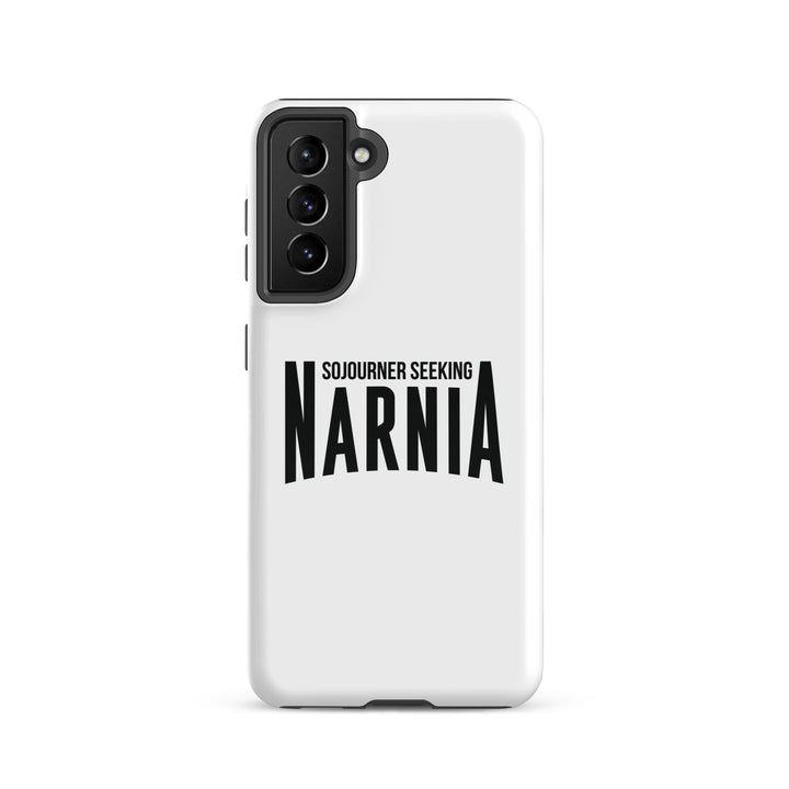 Christian Phone Case Sojourner Seeking Narnia White for Samsung® Samsung® Phone Cases Glossy Samsung Galaxy S21 