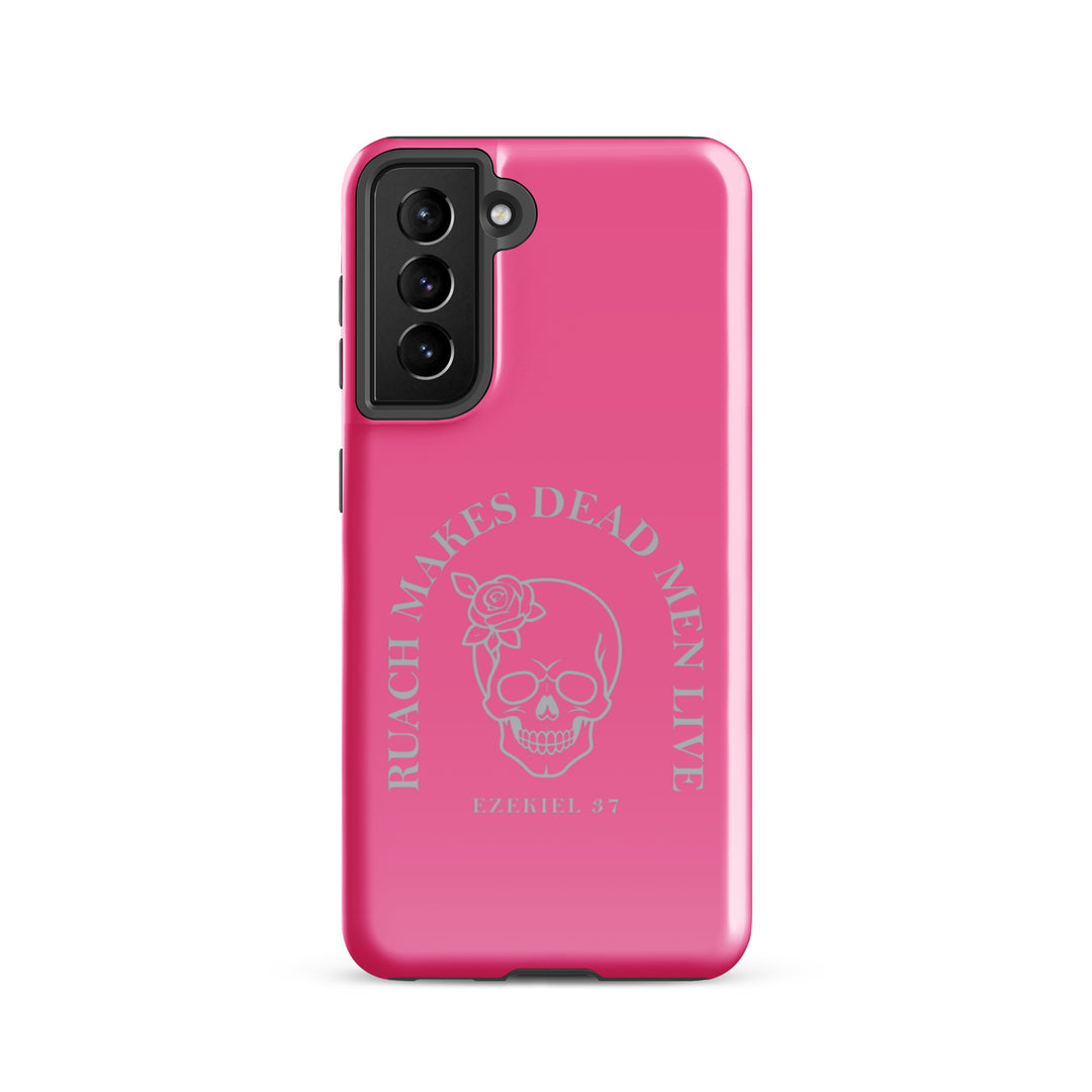 Christian Phone Case Ruach Makes Dead Men Live Pink for Samsung® Samsung® Phone Cases Glossy Samsung Galaxy S21 