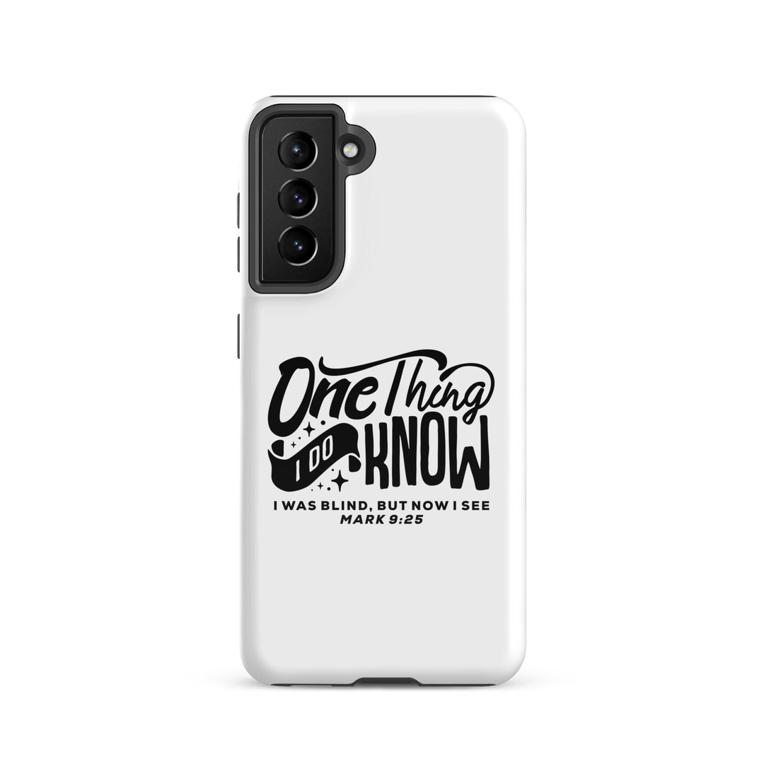 Christian Phone Case Now I See White for Samsung® Samsung® Phone Cases Glossy Samsung Galaxy S21 